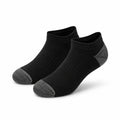 Calcetines tobilleros talla 43-46 de punto negros y grises para deporte