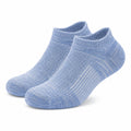 Calcetines tobilleros 43-46 de punto azul con panel transpirable para uso diario