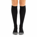 Calcetines altos 39-42 de punto negro/gris estilo deportivo