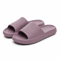 Sandalias tipo pala talla 36/37 de material sintético lila para baño con suela antideslizante