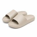 Chanclas 38/39 de espuma beige con tira ancha para uso diario